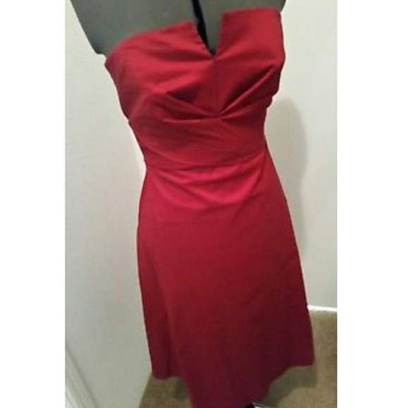 Donna Ricco Dresses & Skirts - Donna Ricco dark red strapless dress